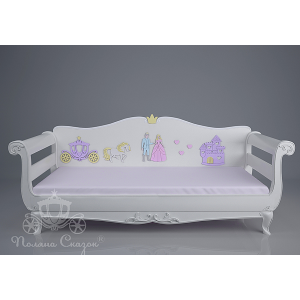 Кровать детская Поляна сказок Версаль Декорированная	