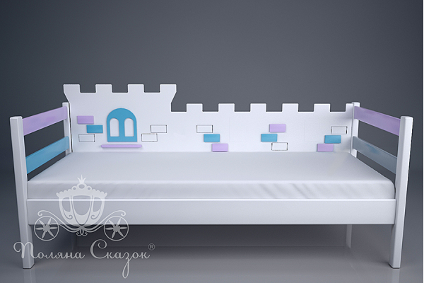 Ліжко дитяче Поляна казок Замок Декорована Ліжко дитяче Поляна казок Замок Декорована-0