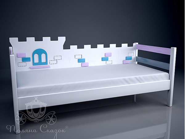 Ліжко дитяче Поляна казок Замок Декорована Ліжко дитяче Поляна казок Замок Декорована-1
