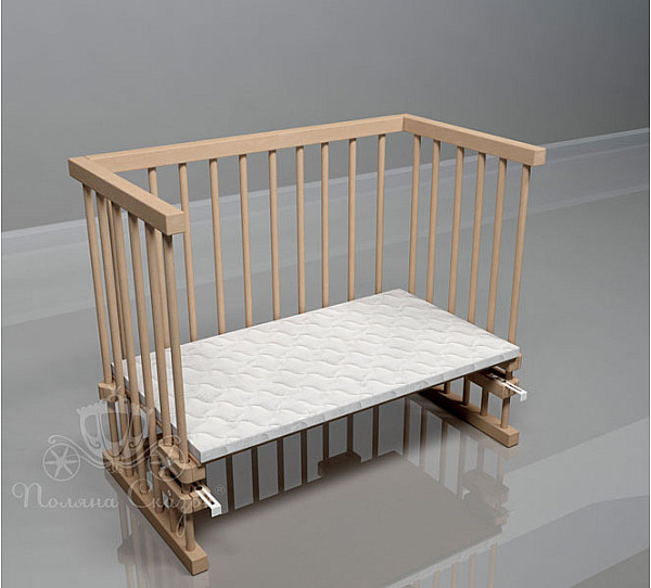 Приставне ліжечко Поляна казок Multi-bed Classic максі Шліфована-0