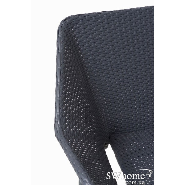 Стул из ротанга Pradex Барный Бриз Серый-5