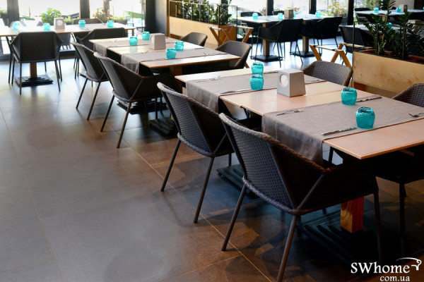 Кресло из ротанга Pradex Бриз Лаунж Серое-10