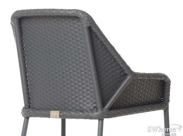 Стул из ротанга Pradex Барный Бриз Серый-6