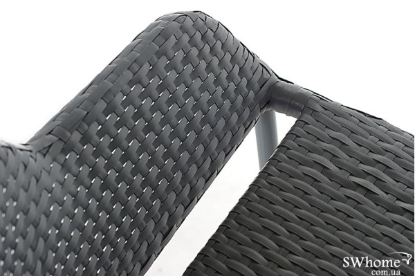 Стул из ротанга Pradex Барный Бриз Серый-2