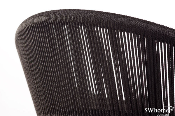 Стул из ротанга Pradex Клевер плетеное сиденье Коричневый-5