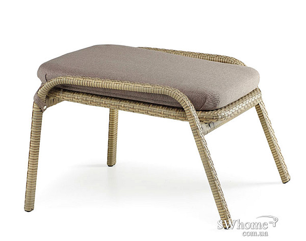 Пуф-подставка из ротанга Pradex Лэйзи Бежевый Пуф-подставка из ротанга Pradex Лэйзи Бежевый-0