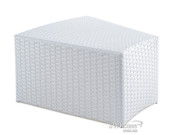 Пуф із ротанга Pradex Мартін Білий-0