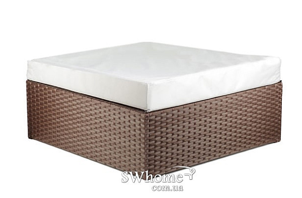 Пуф из ротанга Pradex Оазис Темно-коричневый Пуф из ротанга Pradex Оазис Темно-коричневый-0