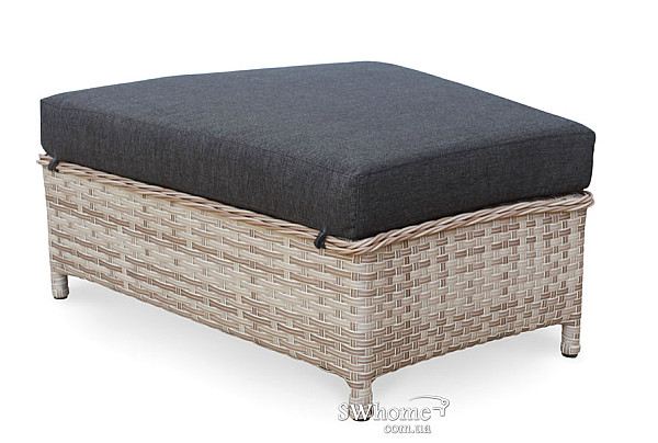 Пуф из ротанга Pradex Сиеста Бежевый-0