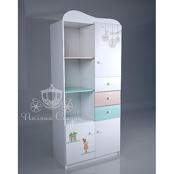 Шкаф-стеллаж Поляна сказок Candy bar-1