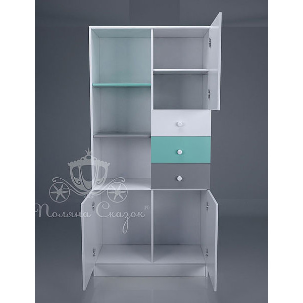 Шафа-стелаж Поляна казок Містечко-2