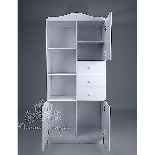 Шкаф-стеллаж Поляна сказок Колокольчики-2