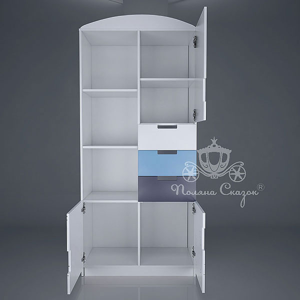 Шафа-стелаж Поляна казок Морячок-2