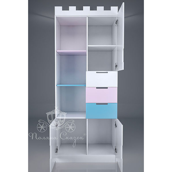 Шкаф-стеллаж Поляна сказок Замок-1