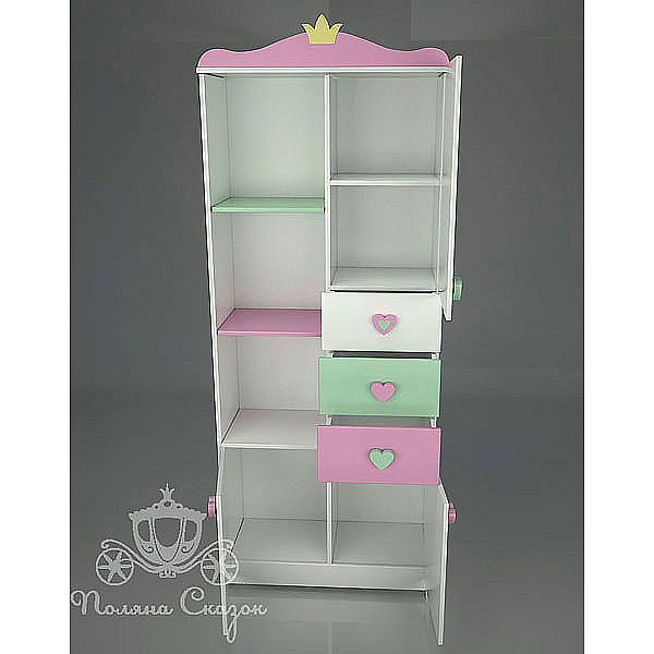 Шафа-стелаж Поляна казок Попелюшка - Mix-1