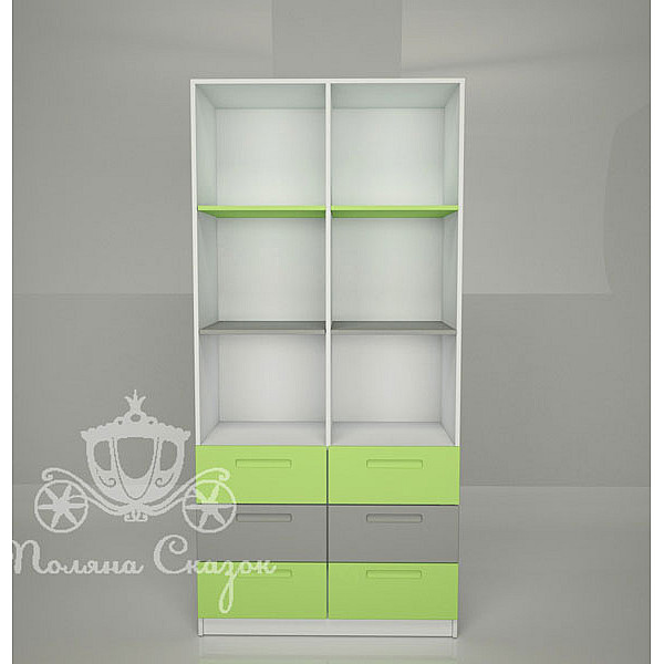 Стеллаж с ящиками Поляна сказок Футбол-1