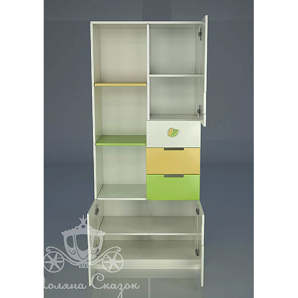 Шкаф-стеллаж Поляна сказок Винни и друзья-1