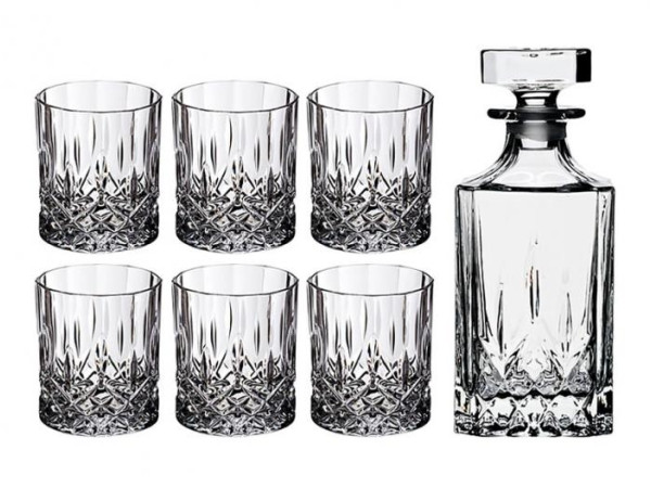 Набор бокалов для виски со штофом из хрусталя RCR Cristalleria Opera Италия Набор бокалов для виски со штофом из хрусталя RCR Cristalleria Opera Италия-1