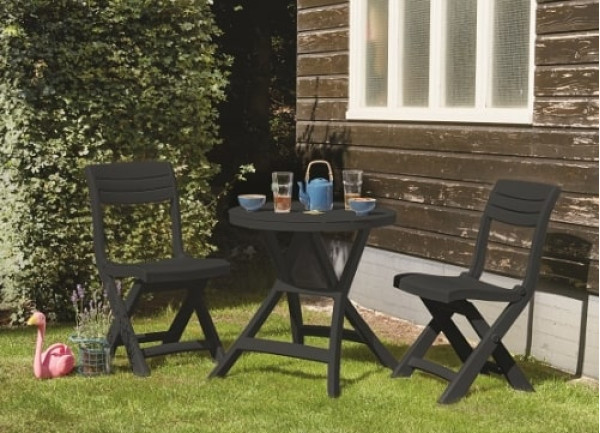 Комплект садових меблів Keter Jazz set Сірий-3