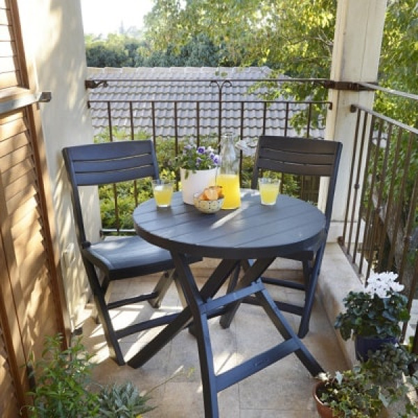 Комплект садових меблів Keter Jazz set Сірий-2