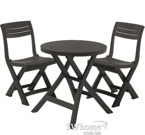 Комплект садових меблів Keter Jazz set Сірий-0