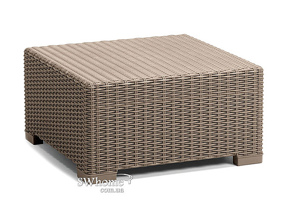 Комплект садовой мебели из ротанга Allibert California 3 Set Бежевый-4