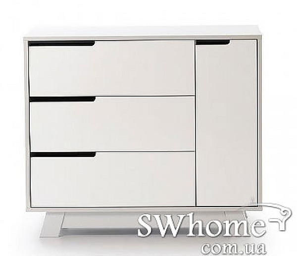 Комод Верес Манхеттен 900 Бело-серый-6