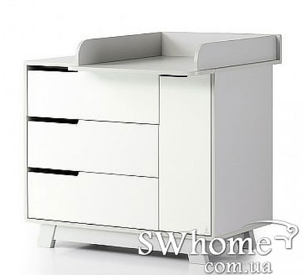 Комод Верес Манхеттен 900 Бело-серый-1