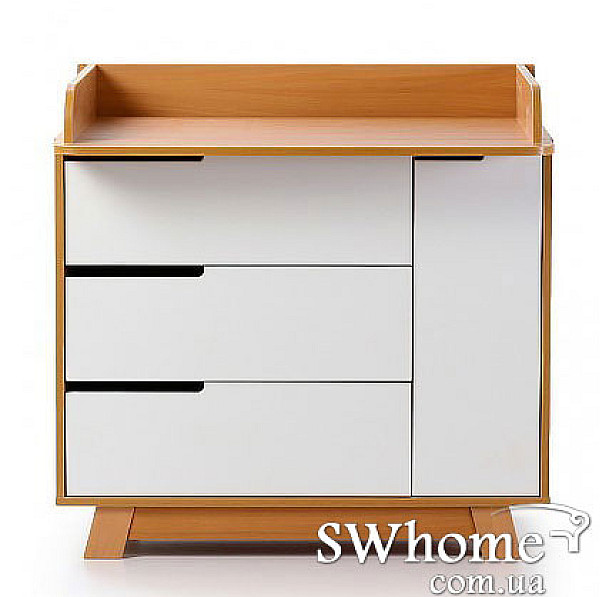 Комод Верес Манхеттен 900 Бело-буковый-6