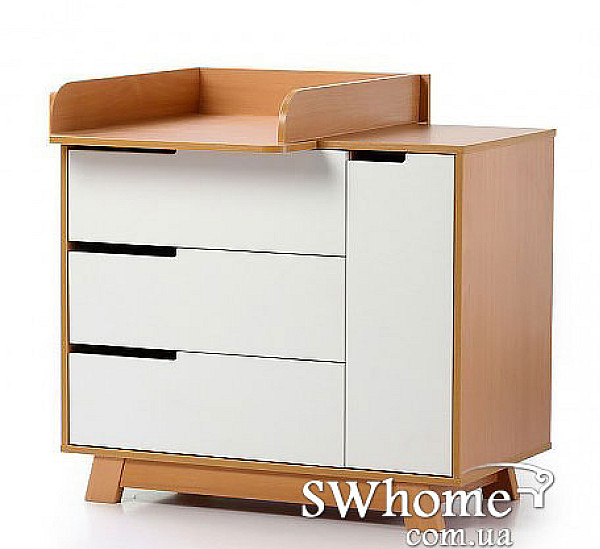 Комод Верес Манхеттен 900 Бело-буковый-3