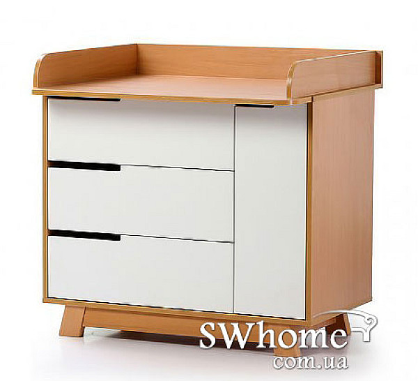 Комод Верес Манхеттен 900 Бело-буковый-4