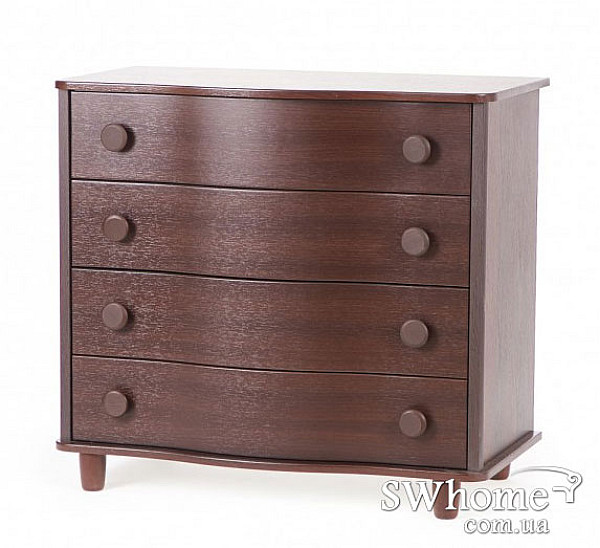 Комод пеленальный Верес гнутый фасад Орех-2