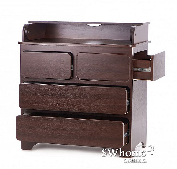 Комод пеленальний Верес Тач Лач Горіх Комод пеленальний Верес Тач Лач Горіх-2