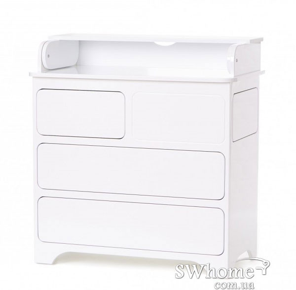 Комод пеленальный Верес Тач Лач Белый Комод пеленальный Верес Тач Лач Белый-0