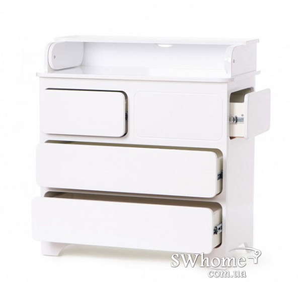 Комод пеленальный Верес Тач Лач Белый Комод пеленальный Верес Тач Лач Белый-1