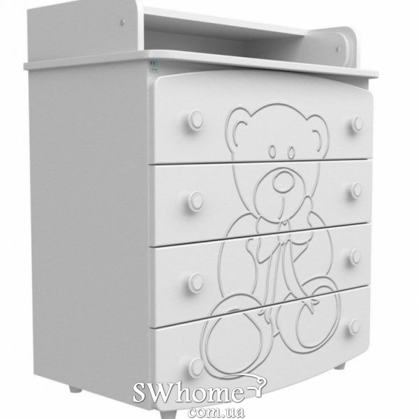 Комод пеленальный Верес Мишка Белый-0