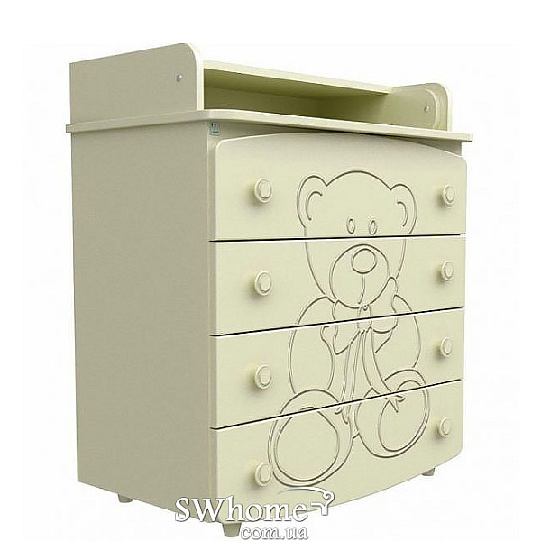 Комод пеленальный Верес Мишка Слоновая кость Комод пеленальный Верес Мишка Слоновая кость-0