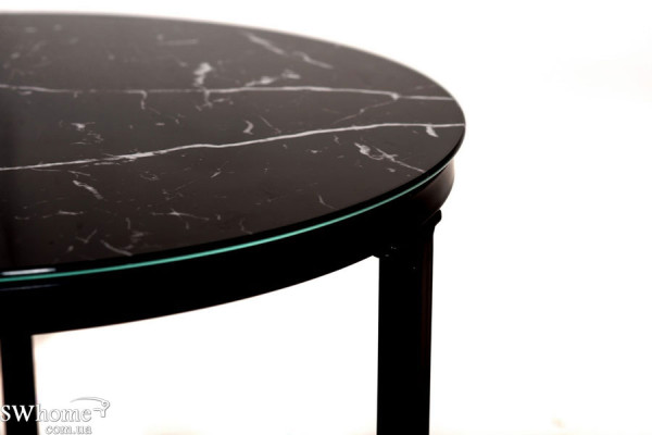 Комплект столів Vetro Mebel CS-25 Чорний мармур-4