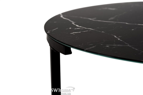 Комплект столів Vetro Mebel CS-25 Чорний мармур-5