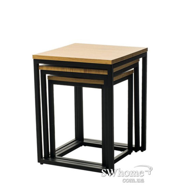 Комплект столов Vetro Mebel CS-10 Орех-2