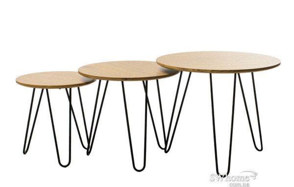 Комплект столів Vetro Mebel CS-15 Горіх-1