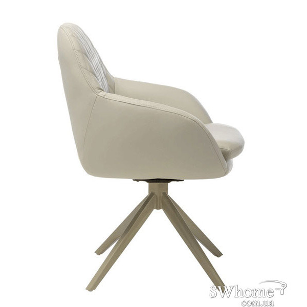 Поворотне крісло Vetro Mebel R-85 Світло-сіре-2