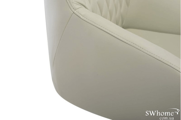 Поворотне крісло Vetro Mebel R-85 Світло-сіре-9