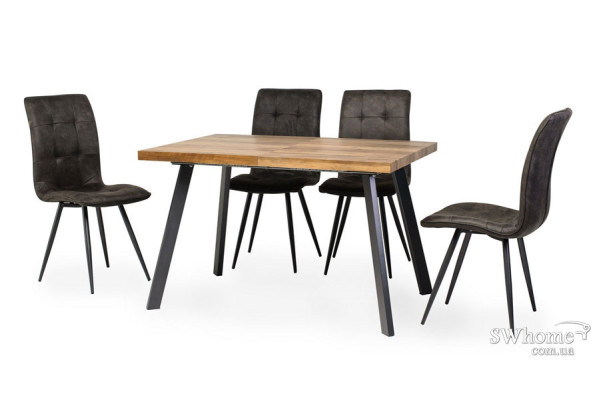 Стіл розкладний обідній Vetro Mebel TM-160 Омбре-1