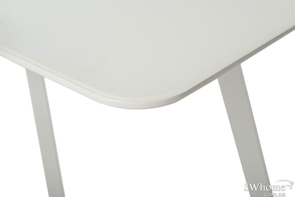 Стол раскладной обеденный Vetro Mebel TM-170 Матовый белый-7
