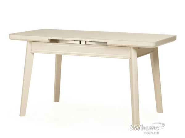 Стол раскладной обеденный Vetro Mebel TM-73 Матовый Молочный-4