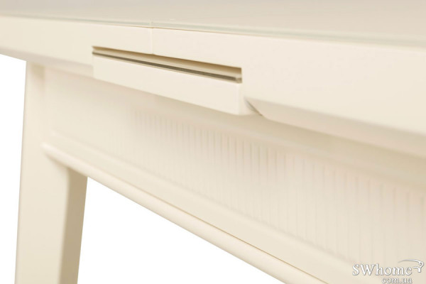 Стол раскладной обеденный Vetro Mebel TM-73 Матовый Молочный-10