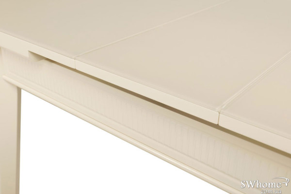 Стол раскладной обеденный Vetro Mebel TM-73 Матовый Молочный-12