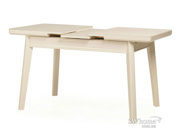 Стол раскладной обеденный Vetro Mebel TM-73 Матовый Молочный-5