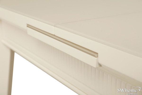 Стол раскладной обеденный Vetro Mebel TM-73 Матовый Молочный-15